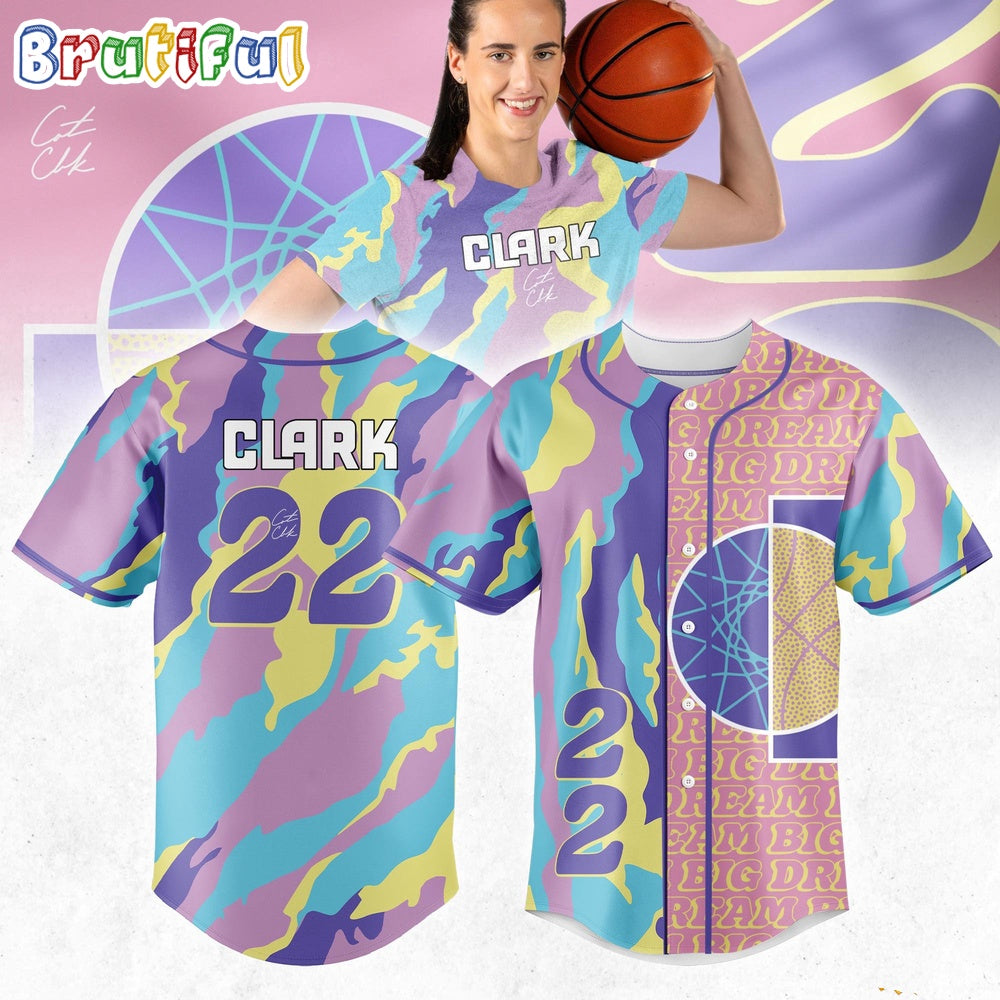 Caitlin Clark’s Baseball Jersey Dream Big Jersey