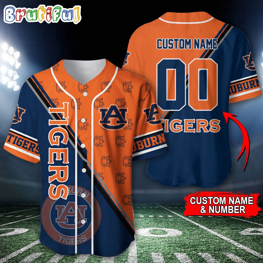 NCAA Auburn Tigers Baseball Jersey, Custom Sport Jersey Shirt