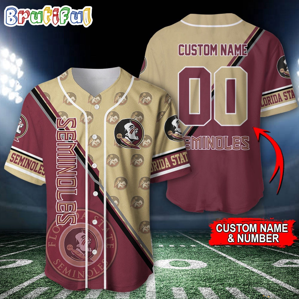 NCAA Florida State Seminoles Baseball Jersey, Custom Sport Jersey Shirt