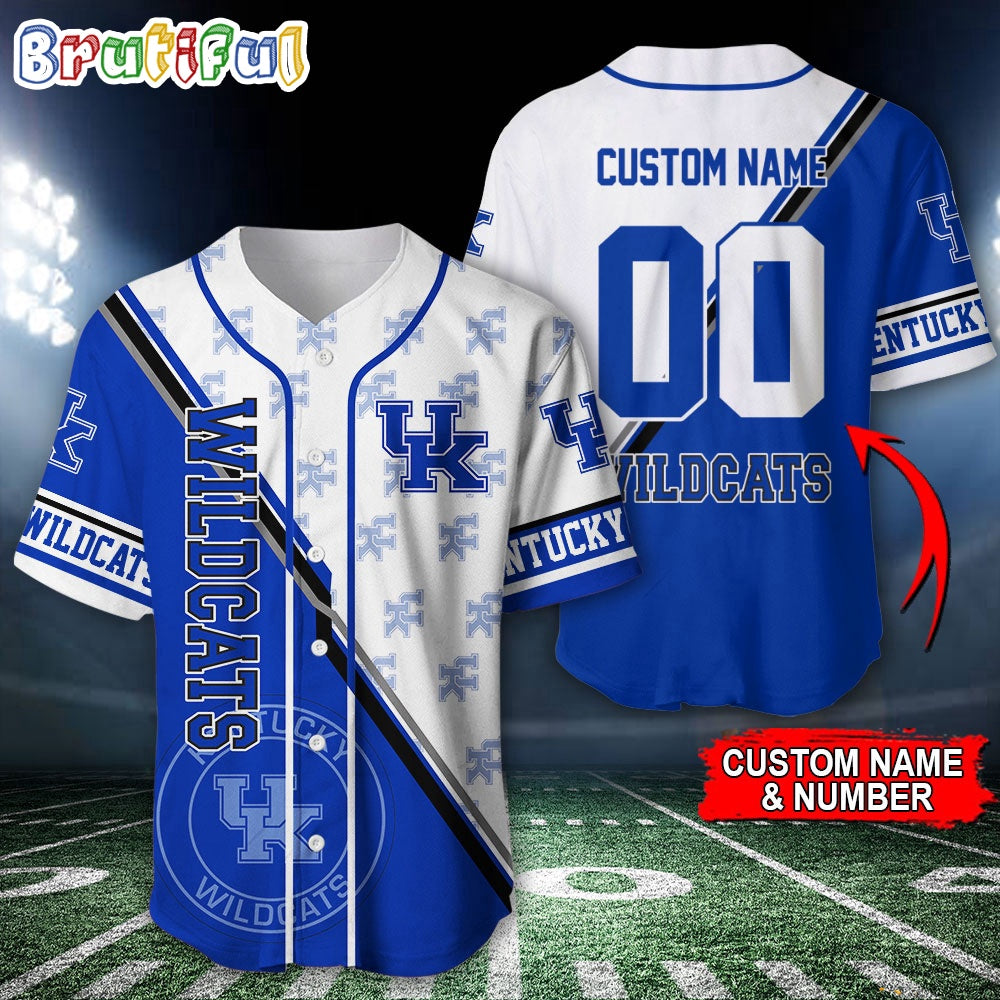 NCAA Kentucky Wildcats Baseball Jersey, Custom Sport Jersey Shirt