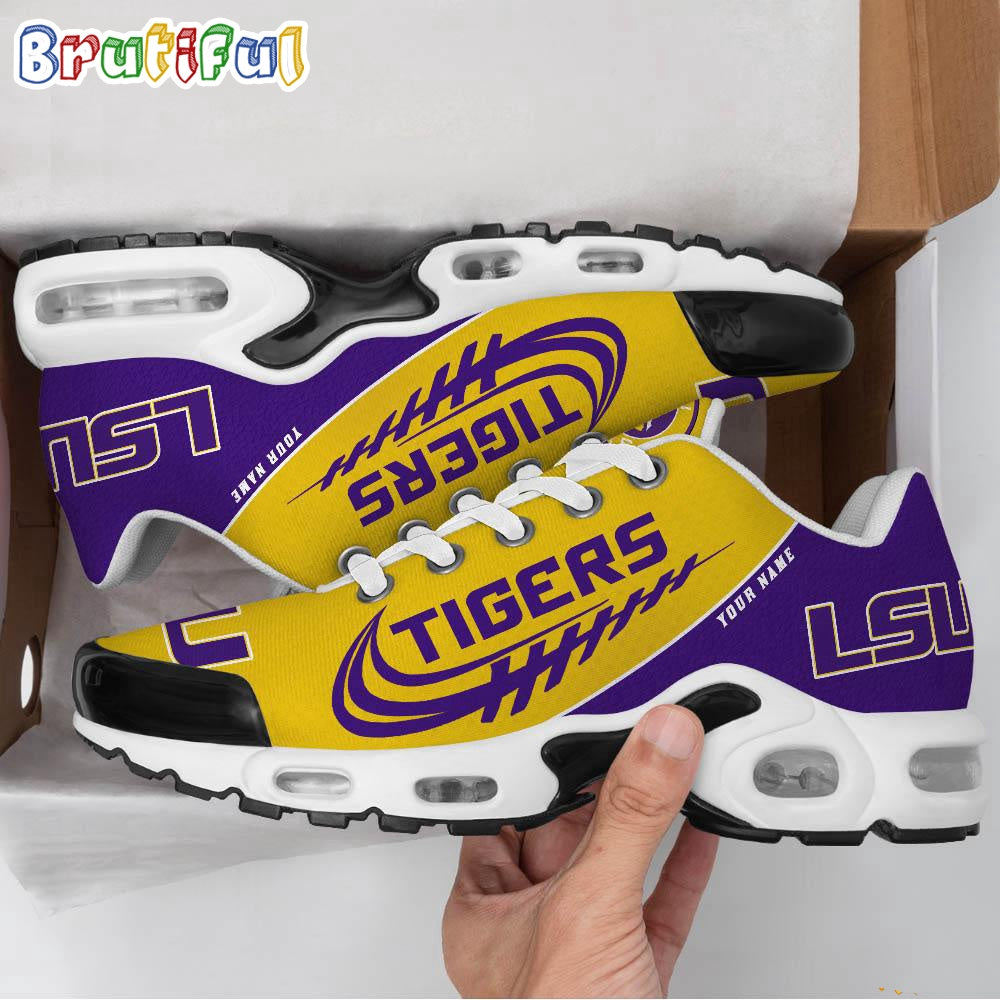 NCAA LSU Tigers Sport Team Custom Air Max Plus Shoes