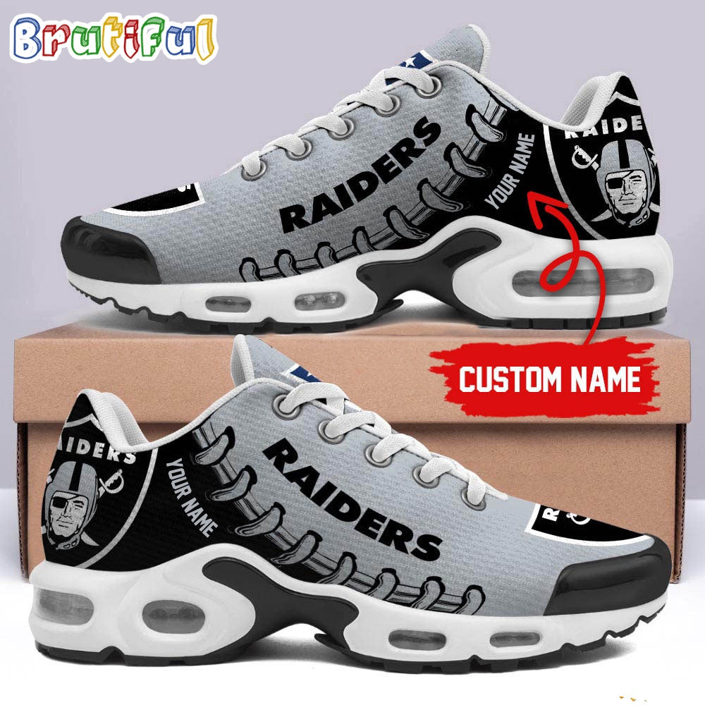 NFL Las Vegas Raiders Custom Air Max Plus Shoes