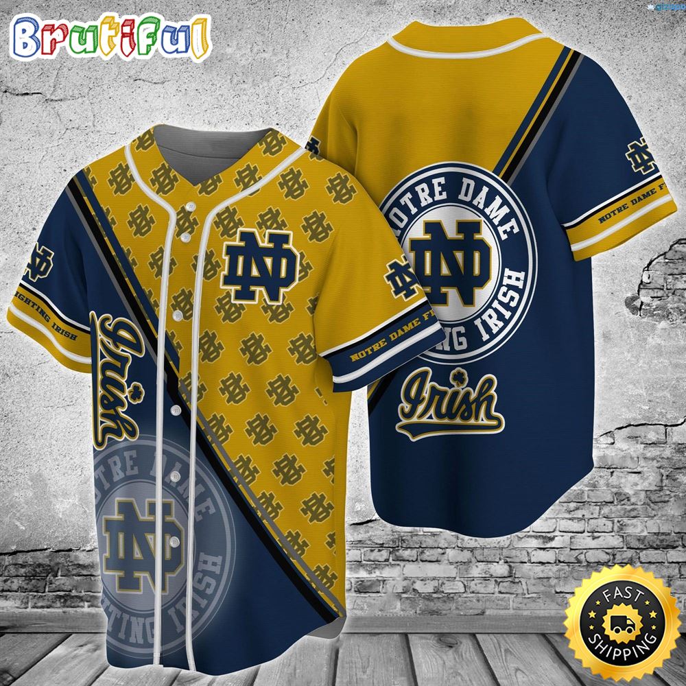 Notre Dame Fighting Irish Baseball Jersey Shirt For Fans