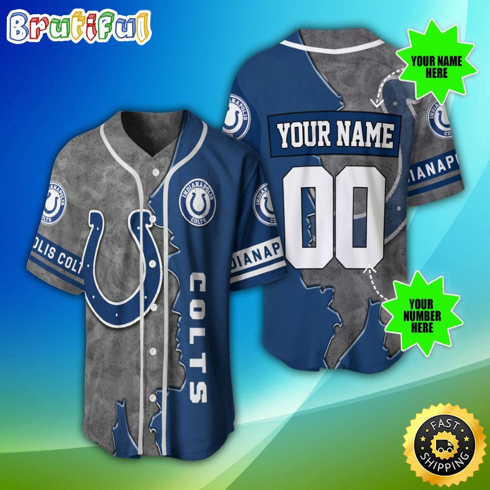Personalized NFL Indianapolis Colts Baseball Jersey Fan Favorite Jerseys