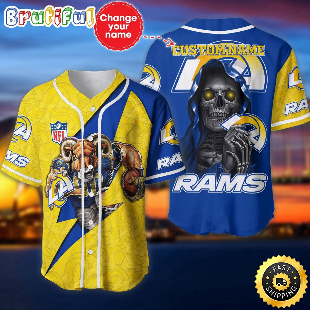 Personalized NFL Los Angeles Rams Baseball Jersey Tradition in Jerseys