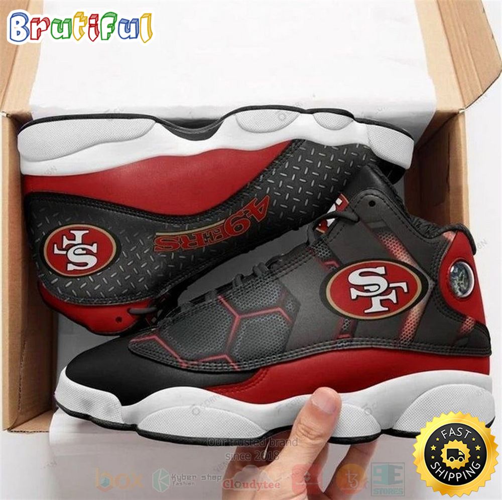 San Francisco 49Ers Nfl Football Team Air Jordan 13 Shoes 3