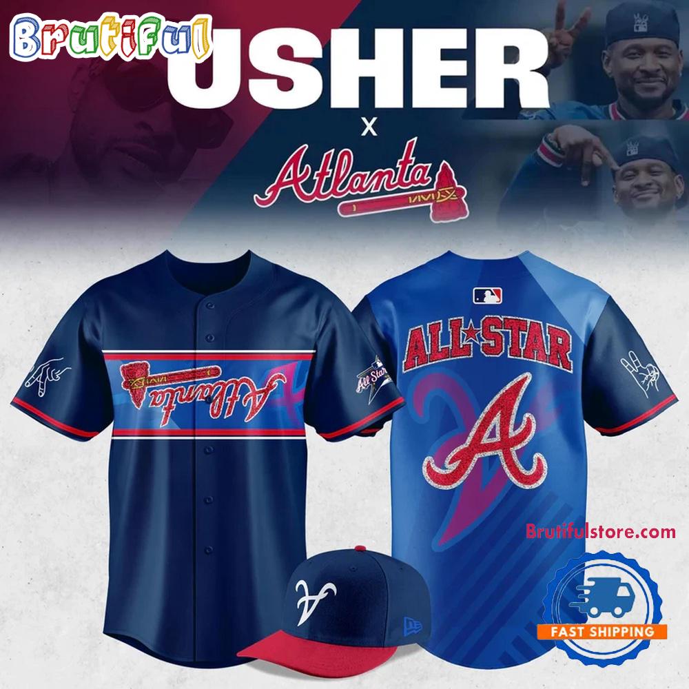 Atlanta Braves Usher 2025 MLB All-Star Game Limited Edition Jersey