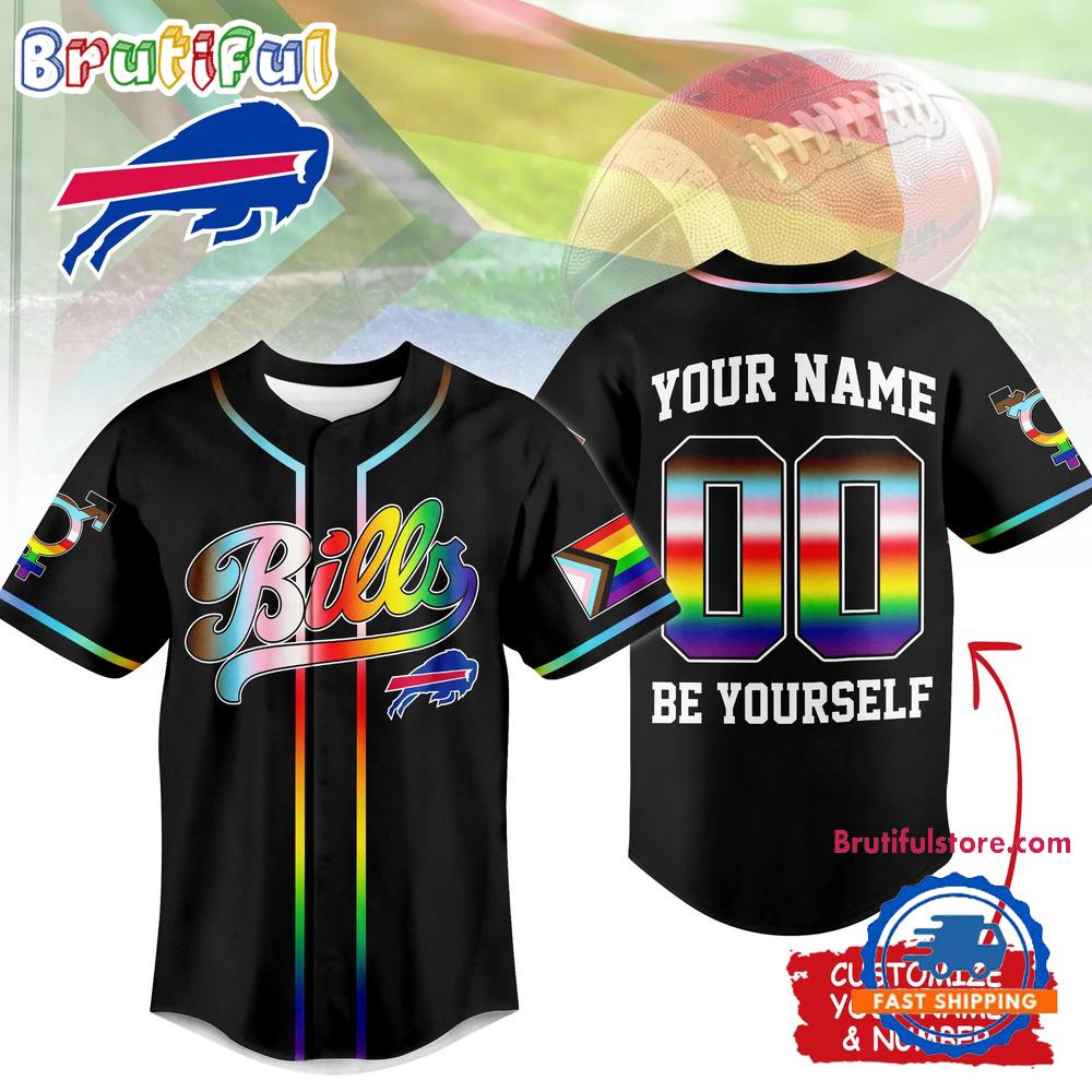 Buffalo Bills 2026 NFL Pride Month Limited Edition Baseball Jersey