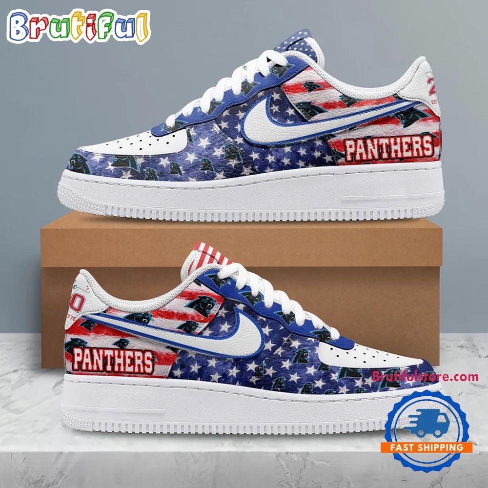 Carolina Panthers 2026 NFL 250 Years Of America Air Force 1 Shoes Sneaker