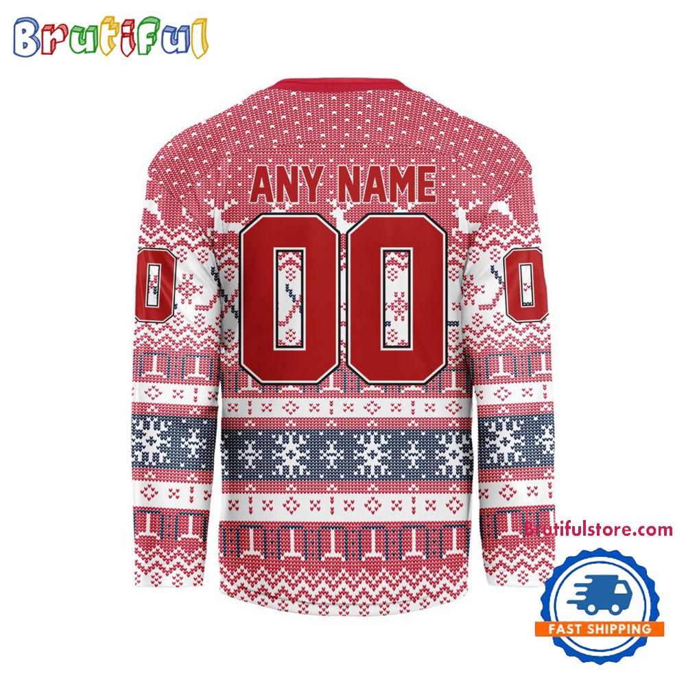 Florida Panthers 2025 NHL Christmas Personalized Hockey Jersey Design