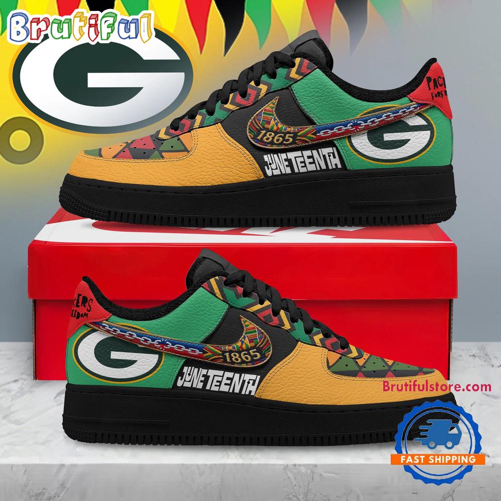 Green Bay Packers 2026 NFL Juneteenth Air Force 1 Shoes Sneaker