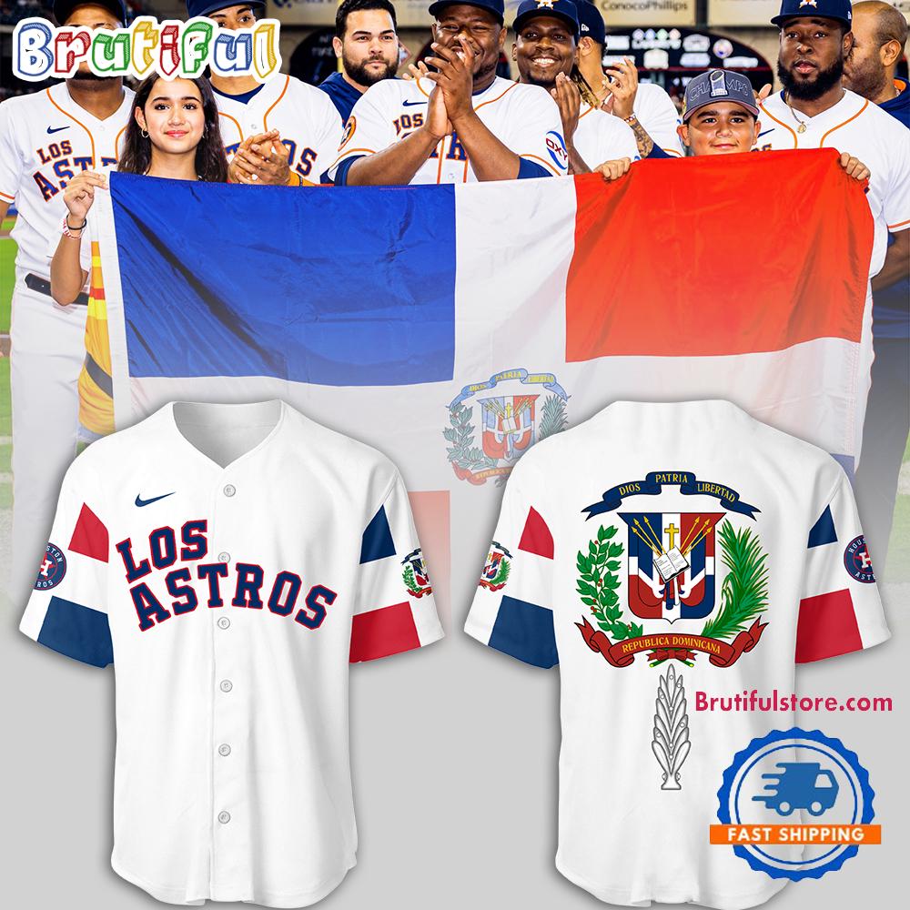 Houston Astros MLB 2024 Astros Dominican Heritage Baseball Jersey