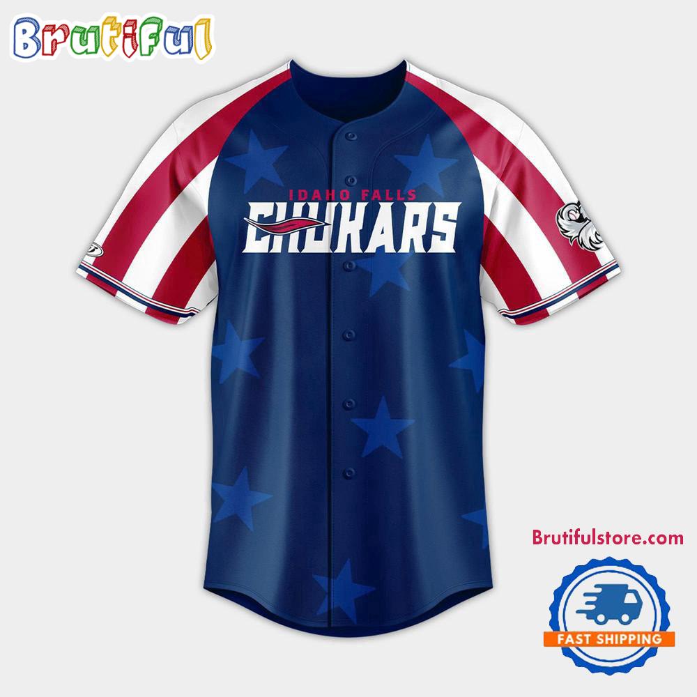 Idaho Falls Chukars 2025 Independence Day Baseball Jersey