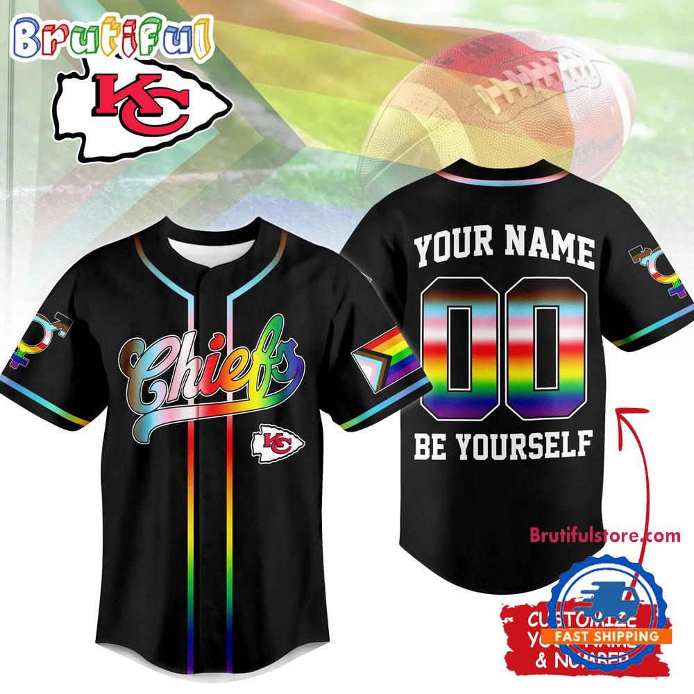 Kansas City Chiefs 2026 NFL Pride Month Limited Edition Baseball Jersey