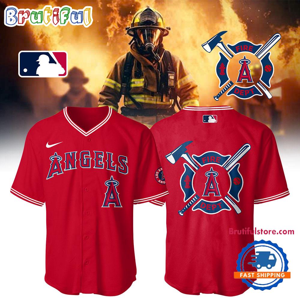 Los Angeles Angels x Firefighter Appreciation Night Limited Edition Baseball Jersey