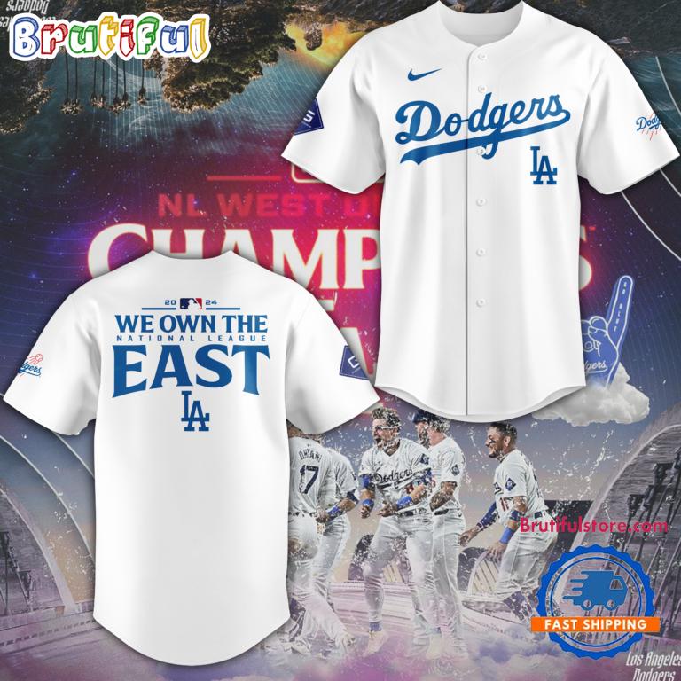 Los Angeles Dodgers 2024 We One The NL West Divison Champs Baseball Jersey