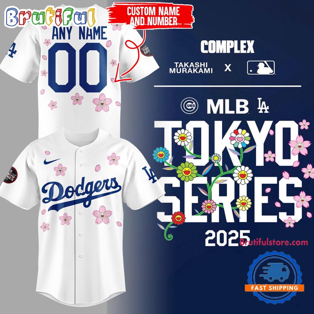 Los Angeles Dodgers Shohei Ohtani Tokyo Series 2025 Limited Edition Design Custom Jersey