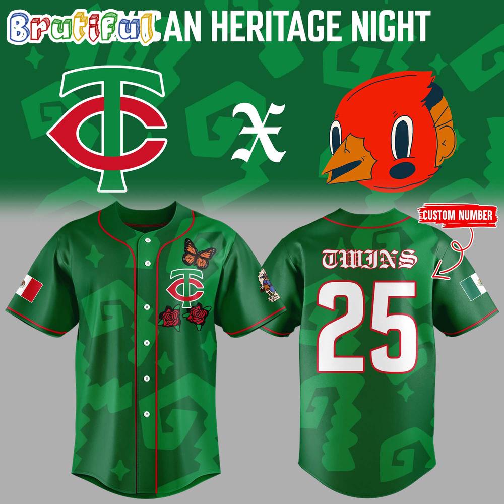 Minnesota Twins Mexican Heritage Night Baseball Jersey