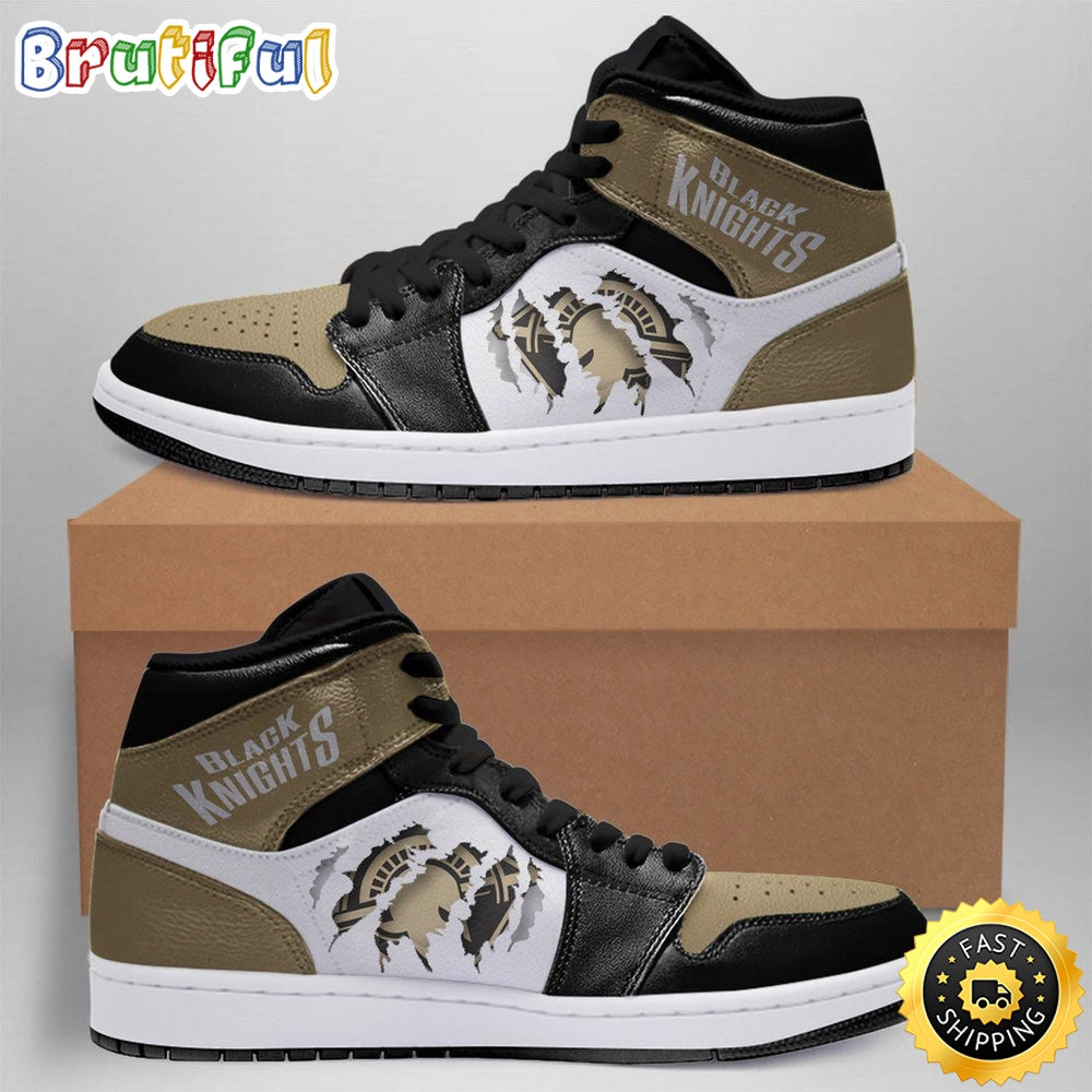 NCAA Army Black Knights Tearing Open Logo Air Jordan 1 High Sneakers