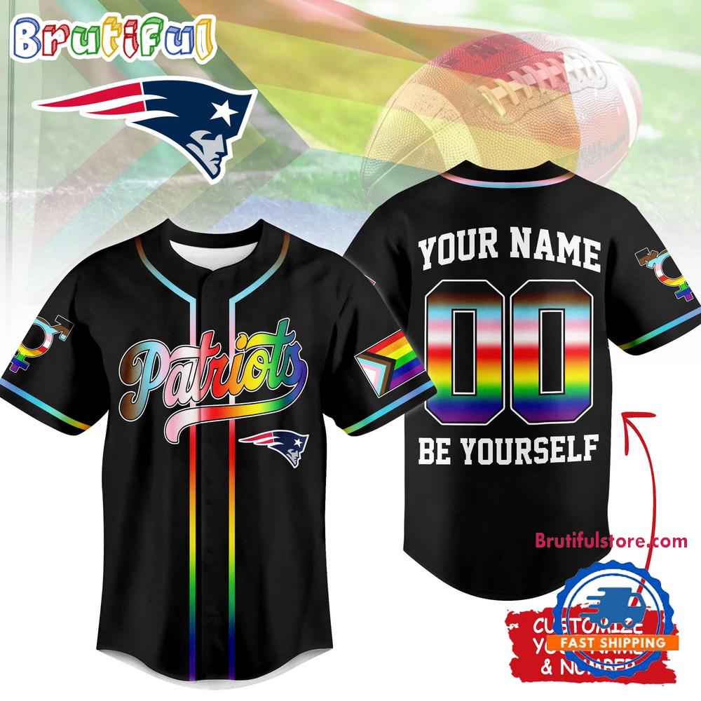 New England Patriots 2026 NFL Pride Month Limited Edition Baseball Jersey