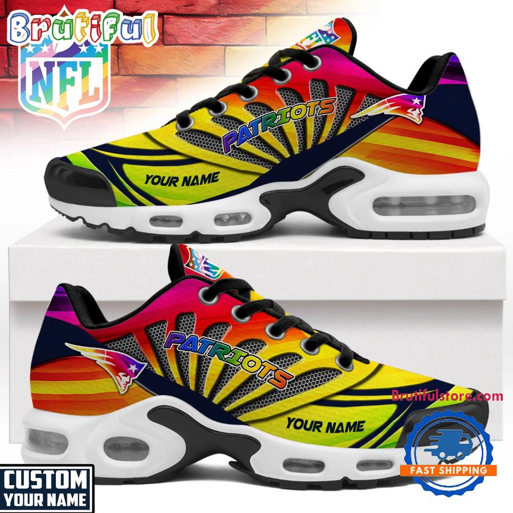 New England Patriots NFL Pride Month Custom Air Max Plus Shoes