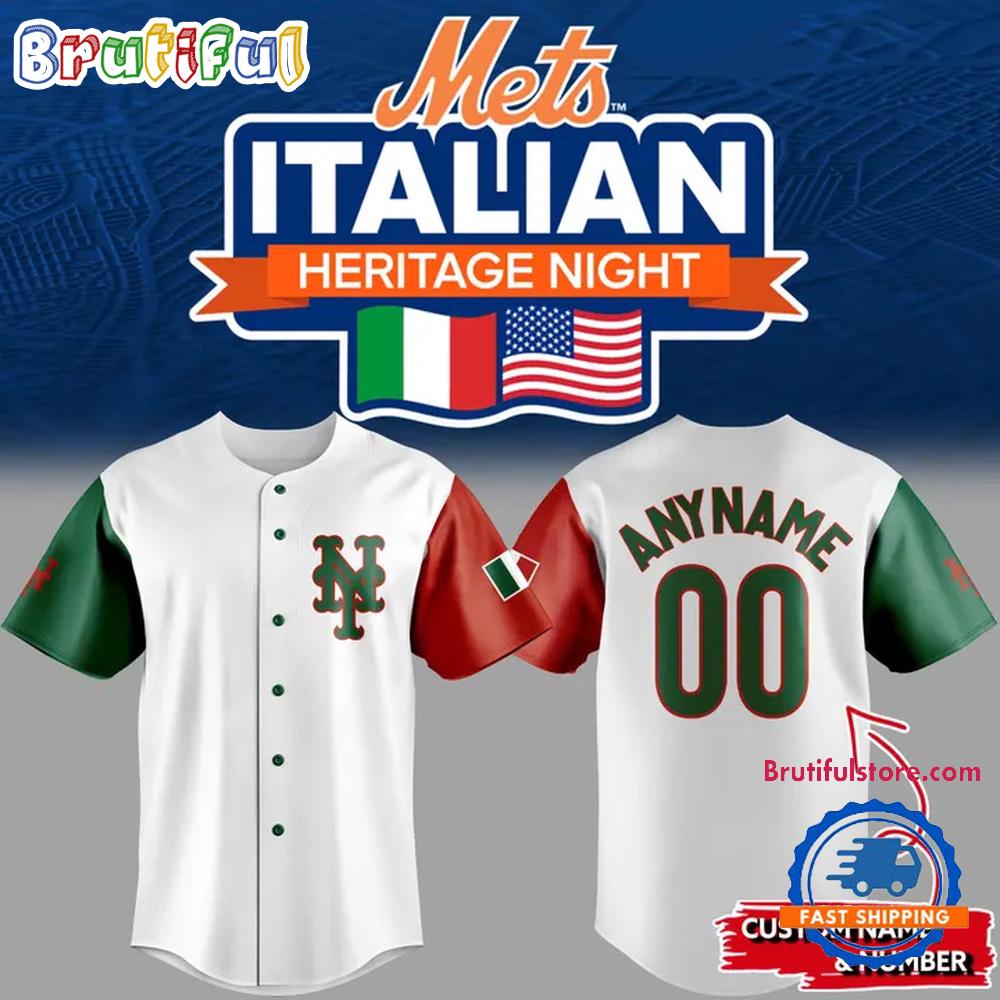 New York Mets 2026 Italian Heritage Celebration Limited Edition Baseball Jersey
