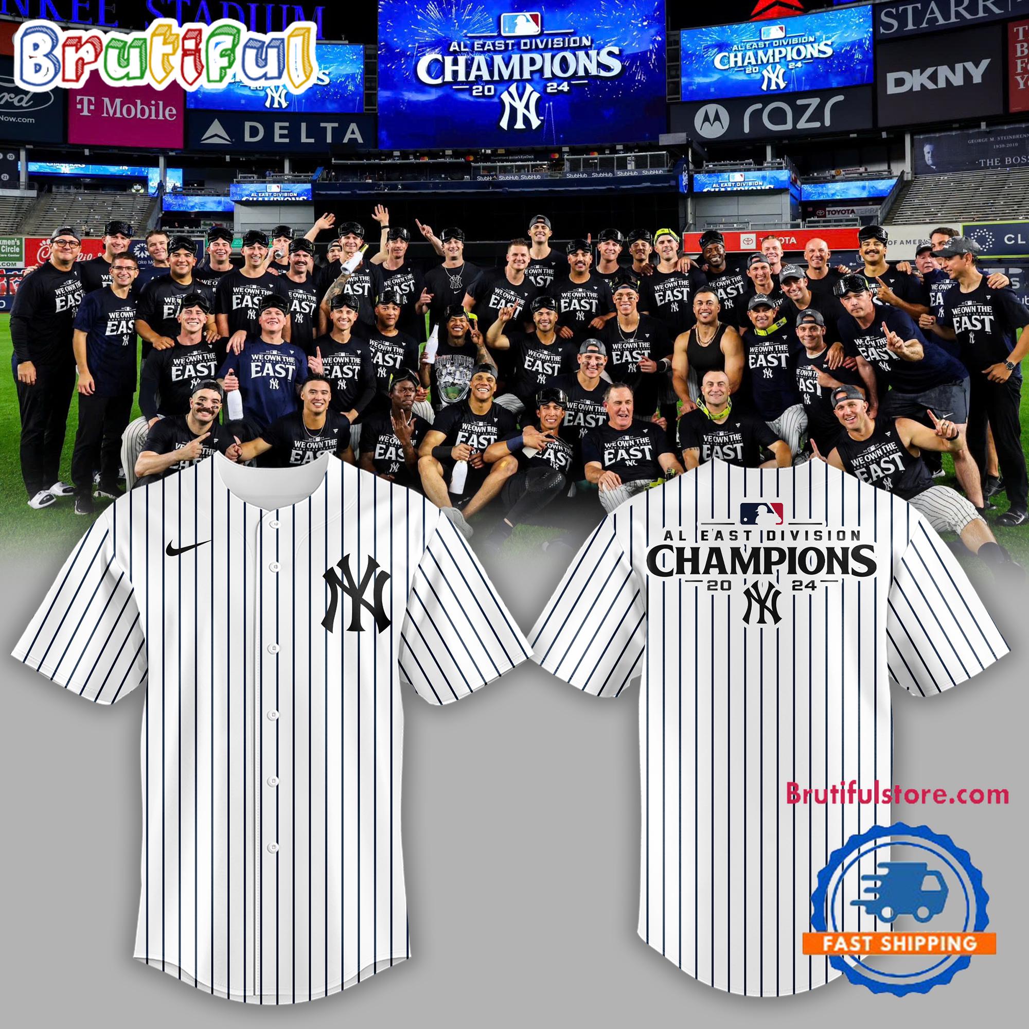 New York Yankees Special 2024 AL East Division Champions Jersey Shirt