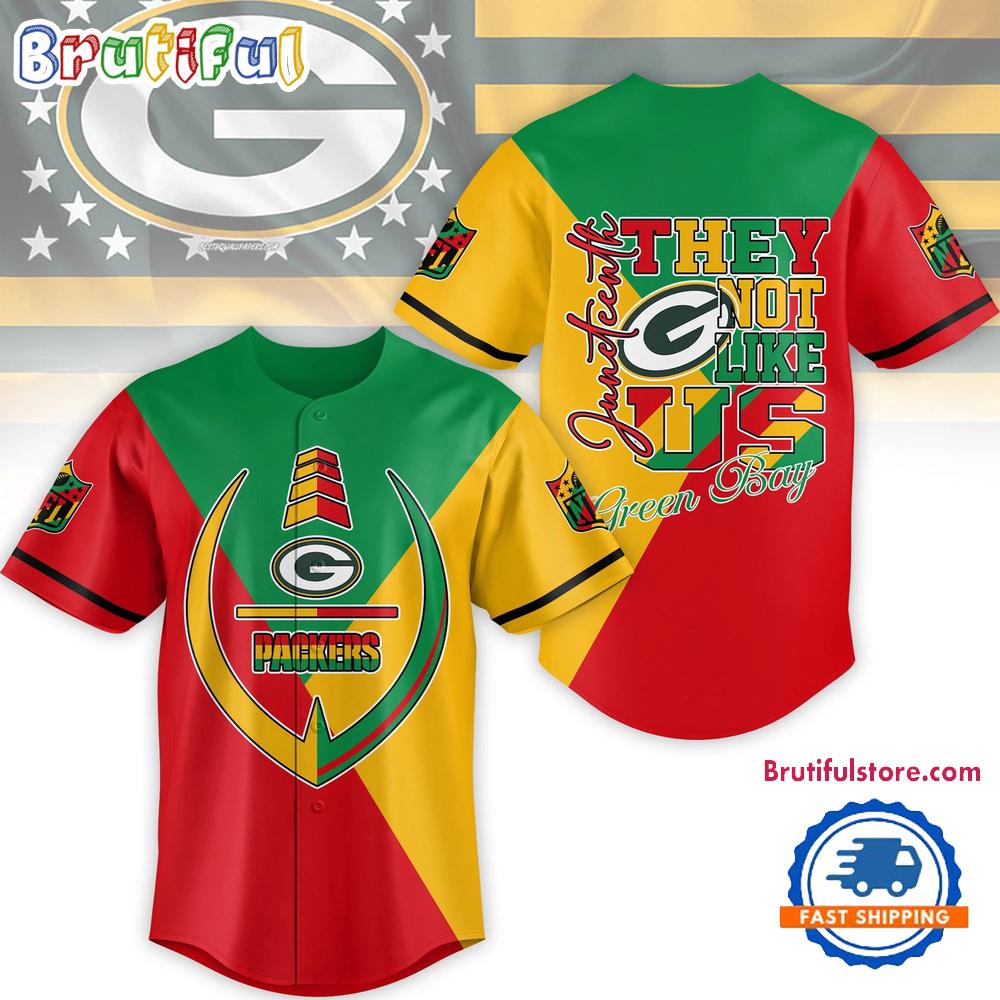 NFL Green Bay Packers Juneteenth Month They Not Like US Baseball Jersey