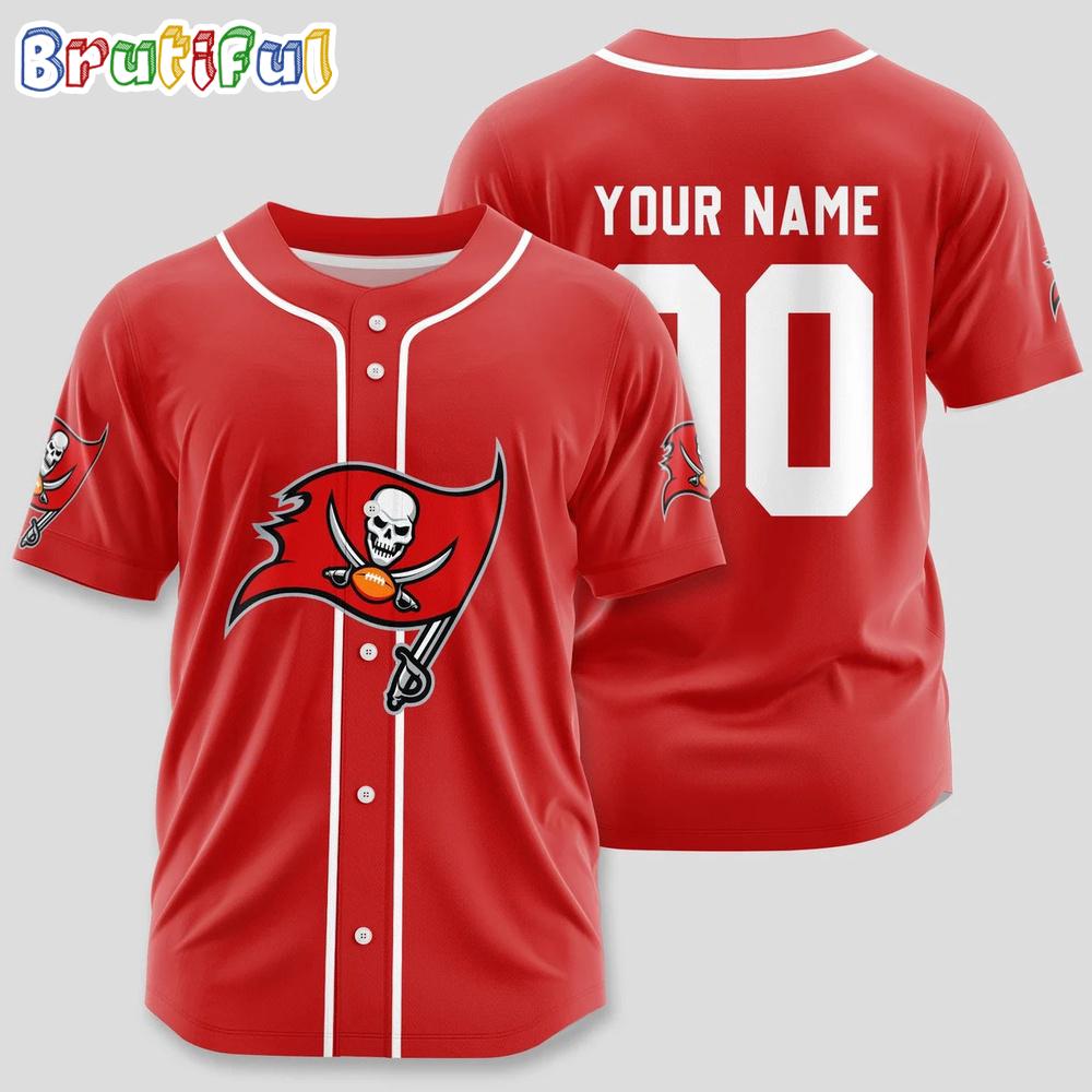 NFL Tampa Bay Buccaneers Limited Edition Personalized Baseball Jersey