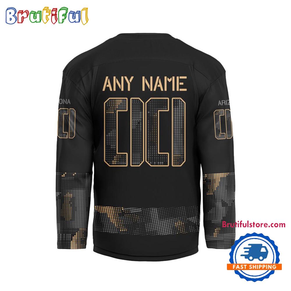 NHL Arizona Coyotes Military Appreciation Design Hockey Jersey