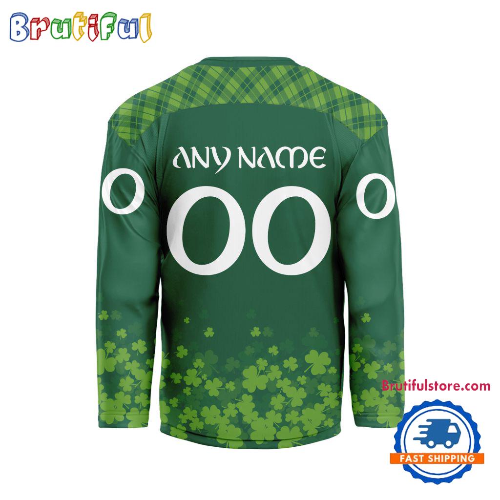 NHL Buffalo Sabres St.Patrick's Day New Design Hockey Jersey, NHL Patricks Day Jersey