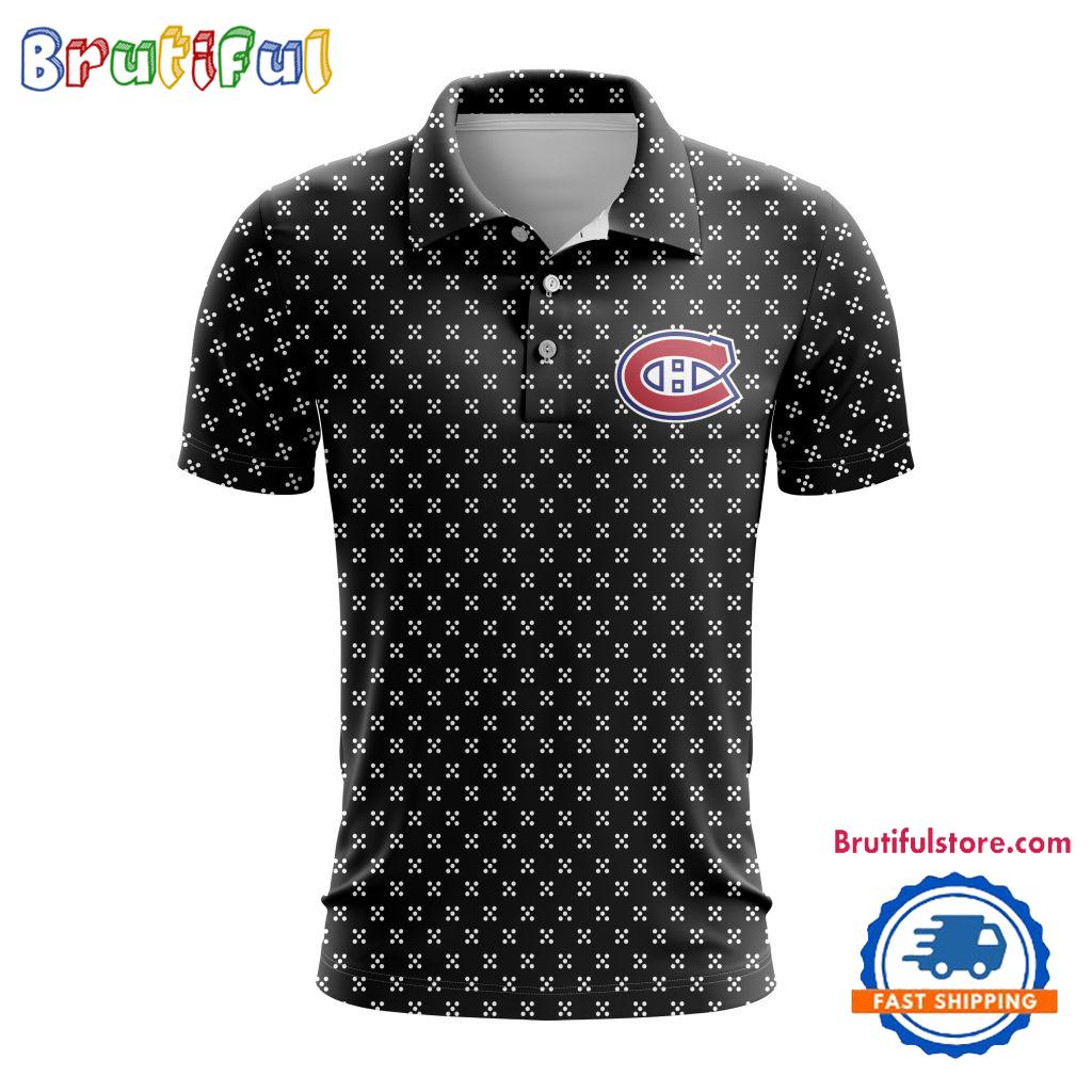 NHL Montreal Canadiens Hockey Team New Design Polo Shirt