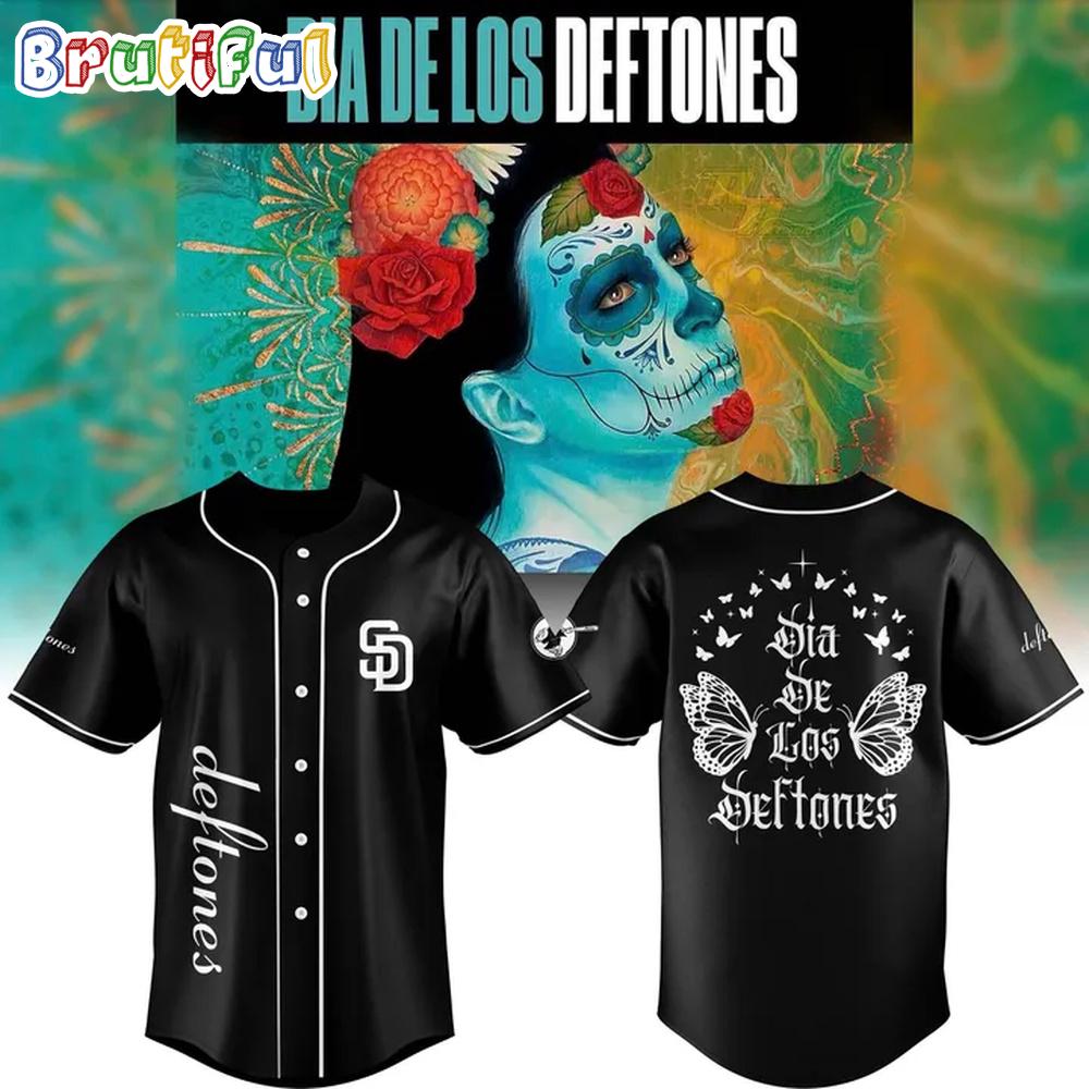 San Diego Padres Dia de los DEFTONES Baseball Jersey
