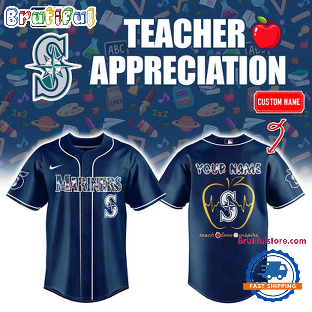 Seattle Mariners TEACHER NIGHT 2025 Limited Custom Jersey Shirt