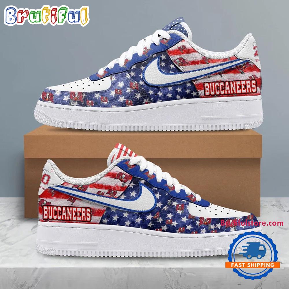 Tampa Bay Buccaneers 2026 NFL 250 Years Of America Air Force 1 Shoes Sneaker