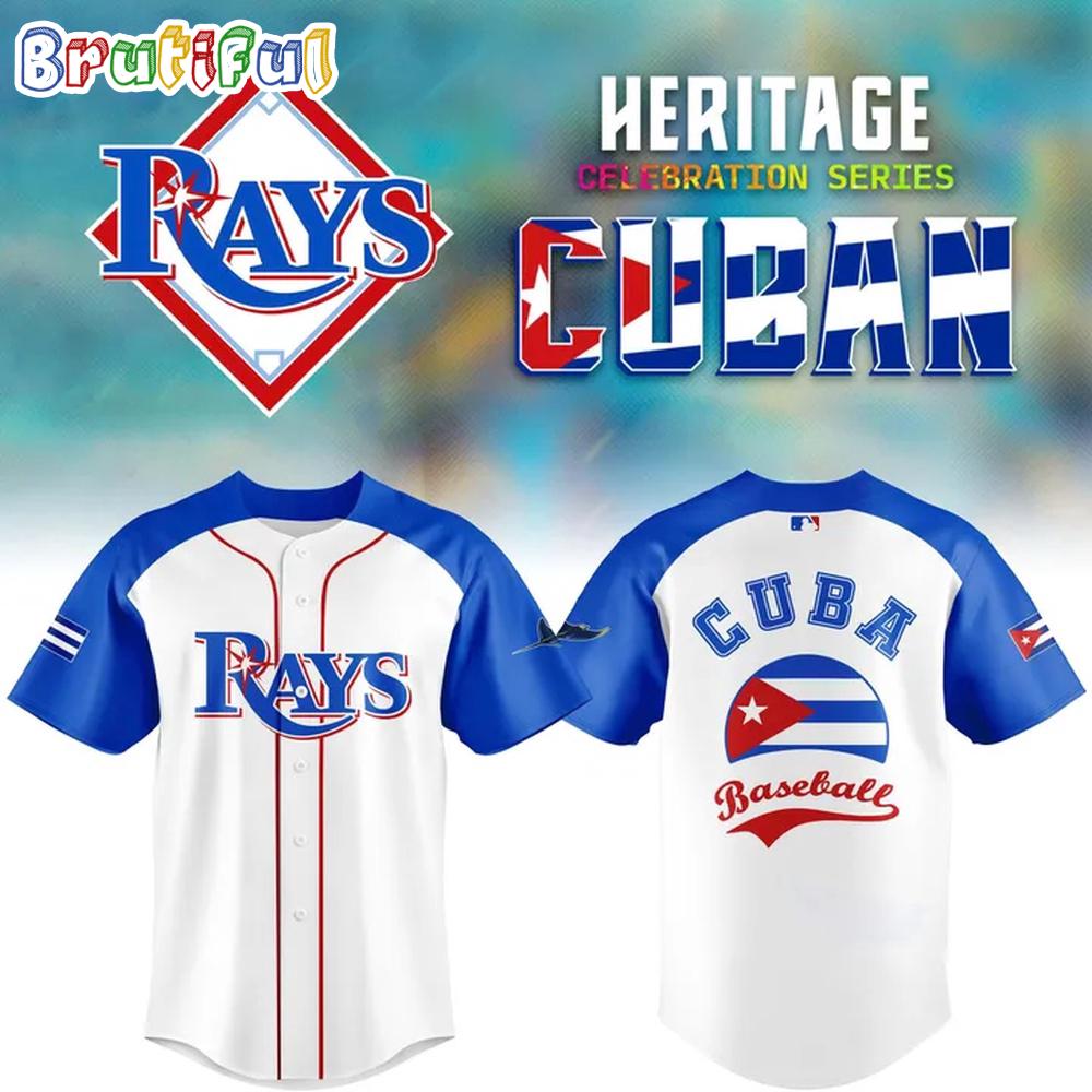 Tampa Bay Rays Cuban Heritage Celebration Baseball Jersey Shirt