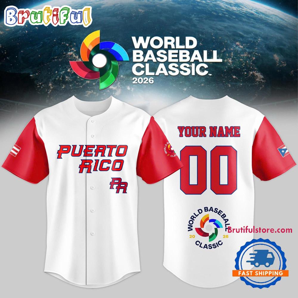Team Puerto Rico 2026 World Baseball Classic Baseball Jersey