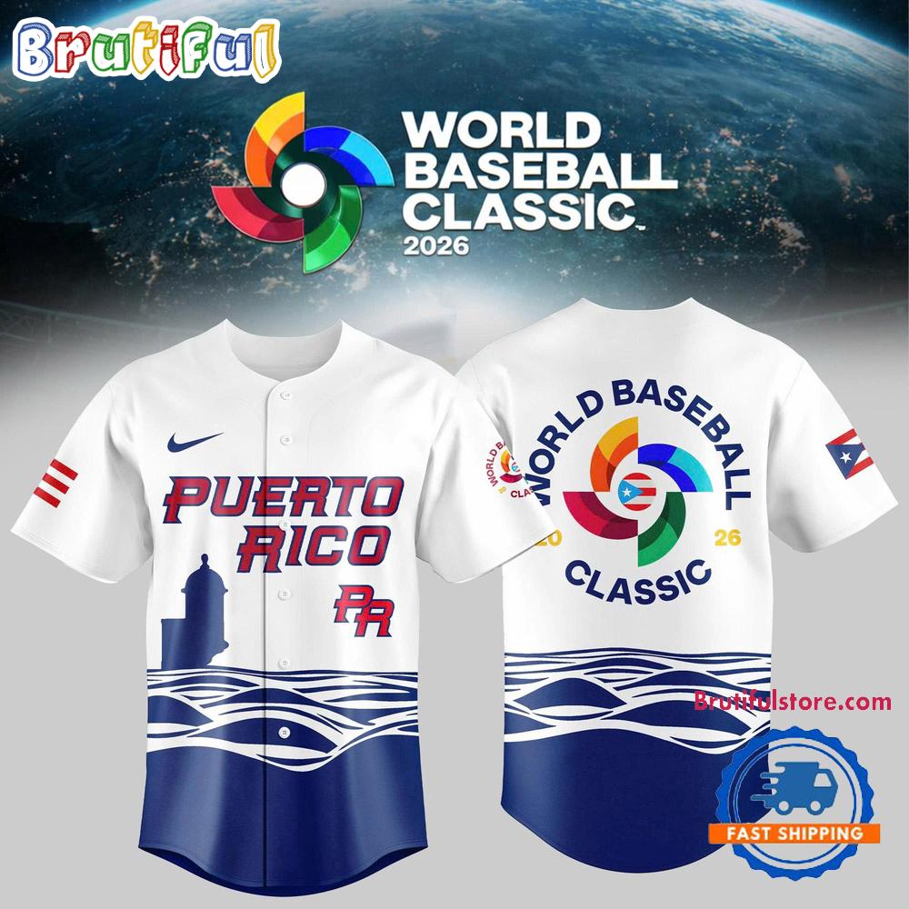 Team Puerto Rico 2026 World Baseball Classic Baseball Limited Edition Jersey Shirt
