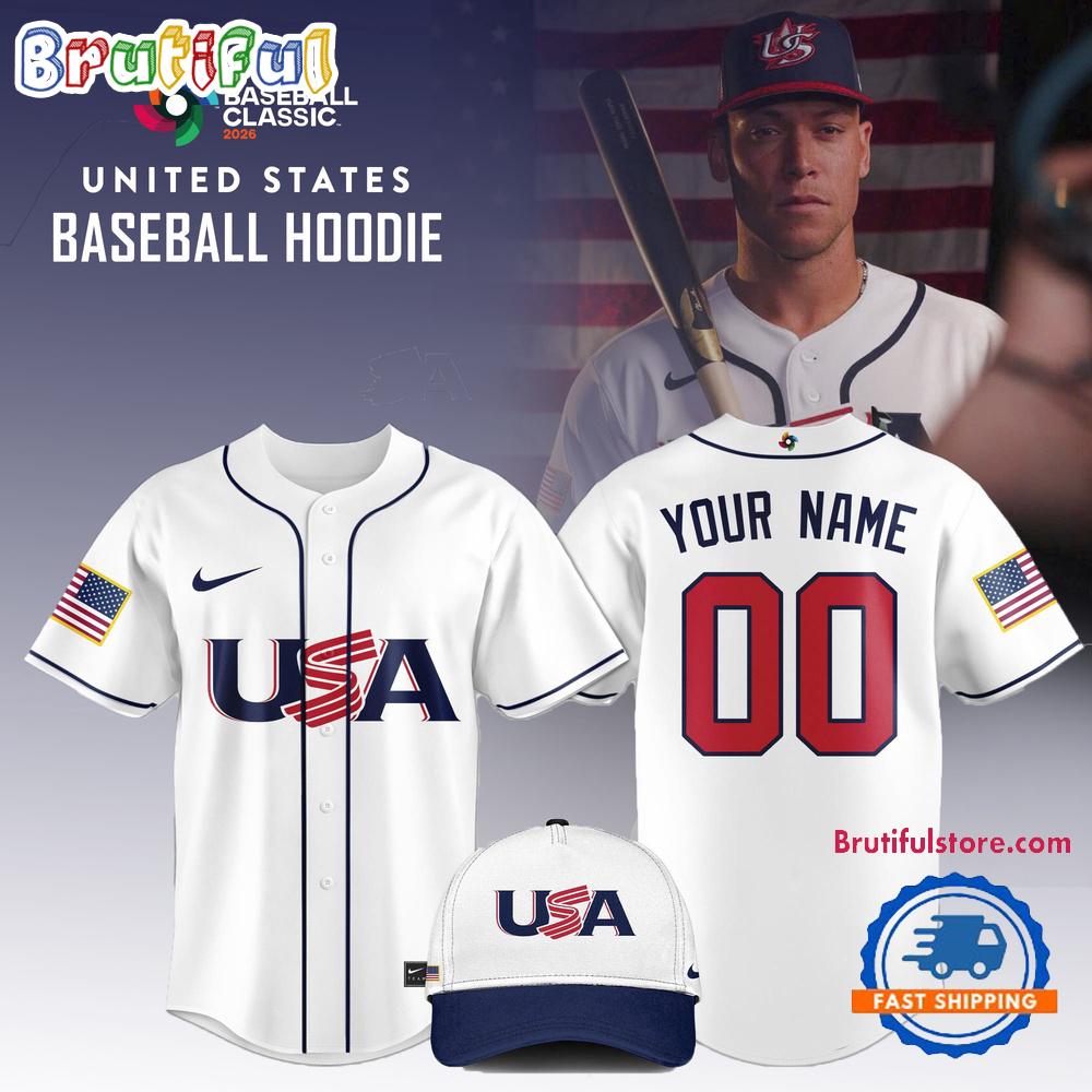 USA Baseball 2026 World Classic Limited Edition White Jersey Shirt